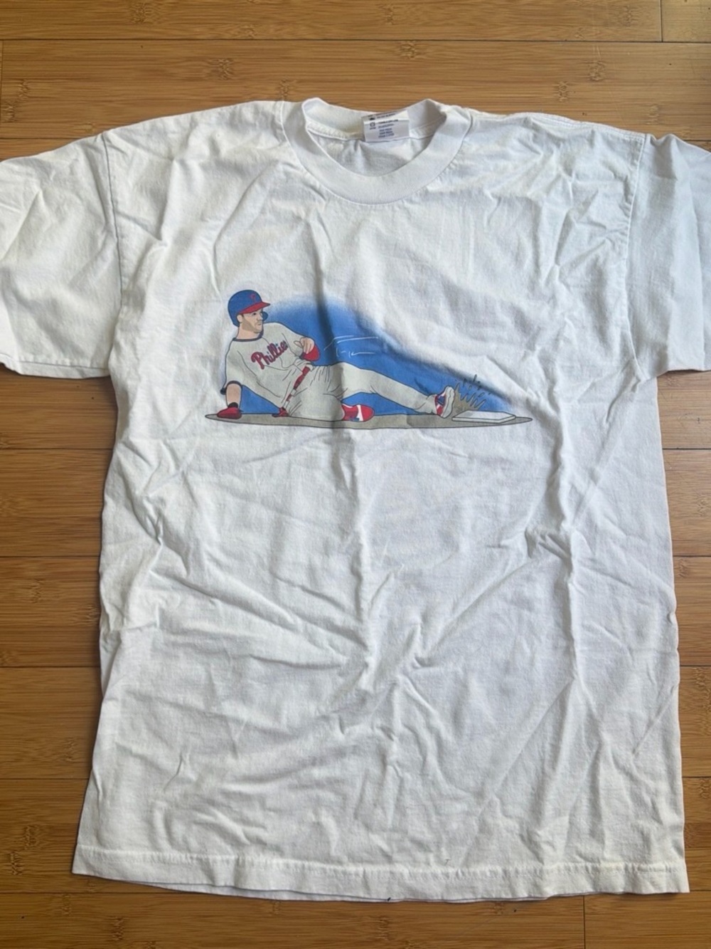 White Graphic Trea Turner Phillies Baseball T-Shirt - Classic Team Design